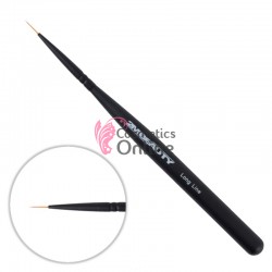 Pensula de unghii 2M Black Beauty pentru pictura din par sintetic Nail Art Long Line